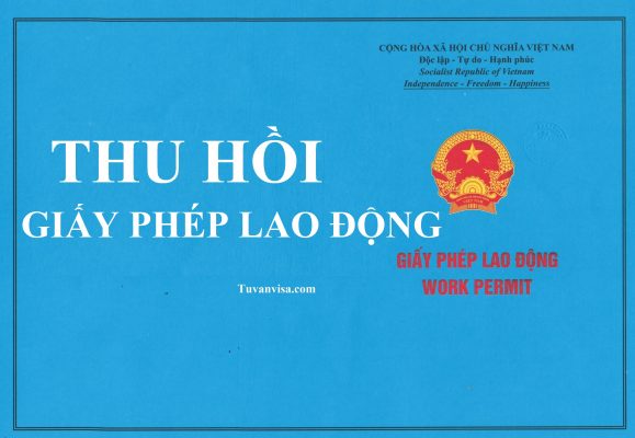 Thu hồi giấy phép lao động của người nước ngoài