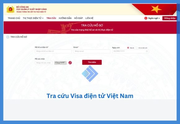 Tra cứu visa điện tử Việt Nam