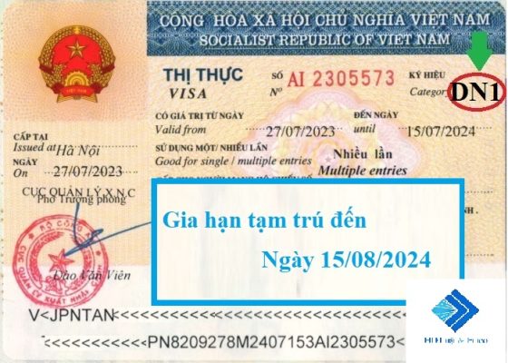 Gia hạn visa DN1