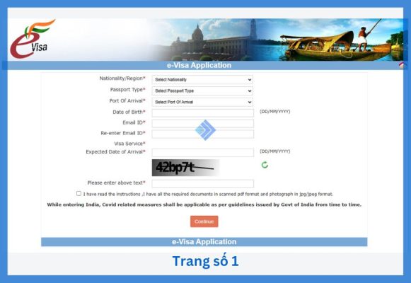 Làm Evisa ấn độ online - trang 1Làm Evisa ấn độ online - trang 1